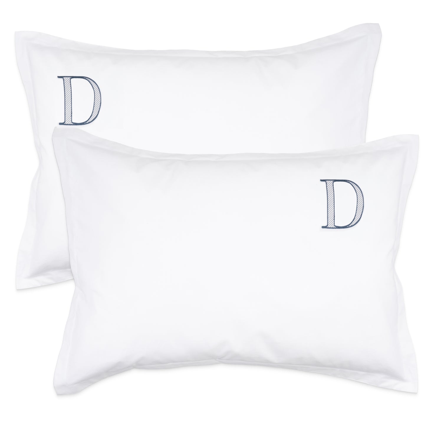 Monogrammed Pillow Shams (Set of 2) - D