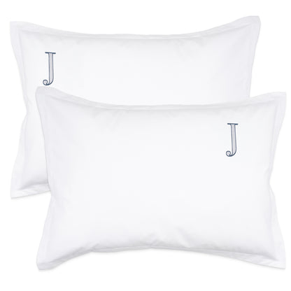Monogrammed Pillow Shams (Set of 2) - J