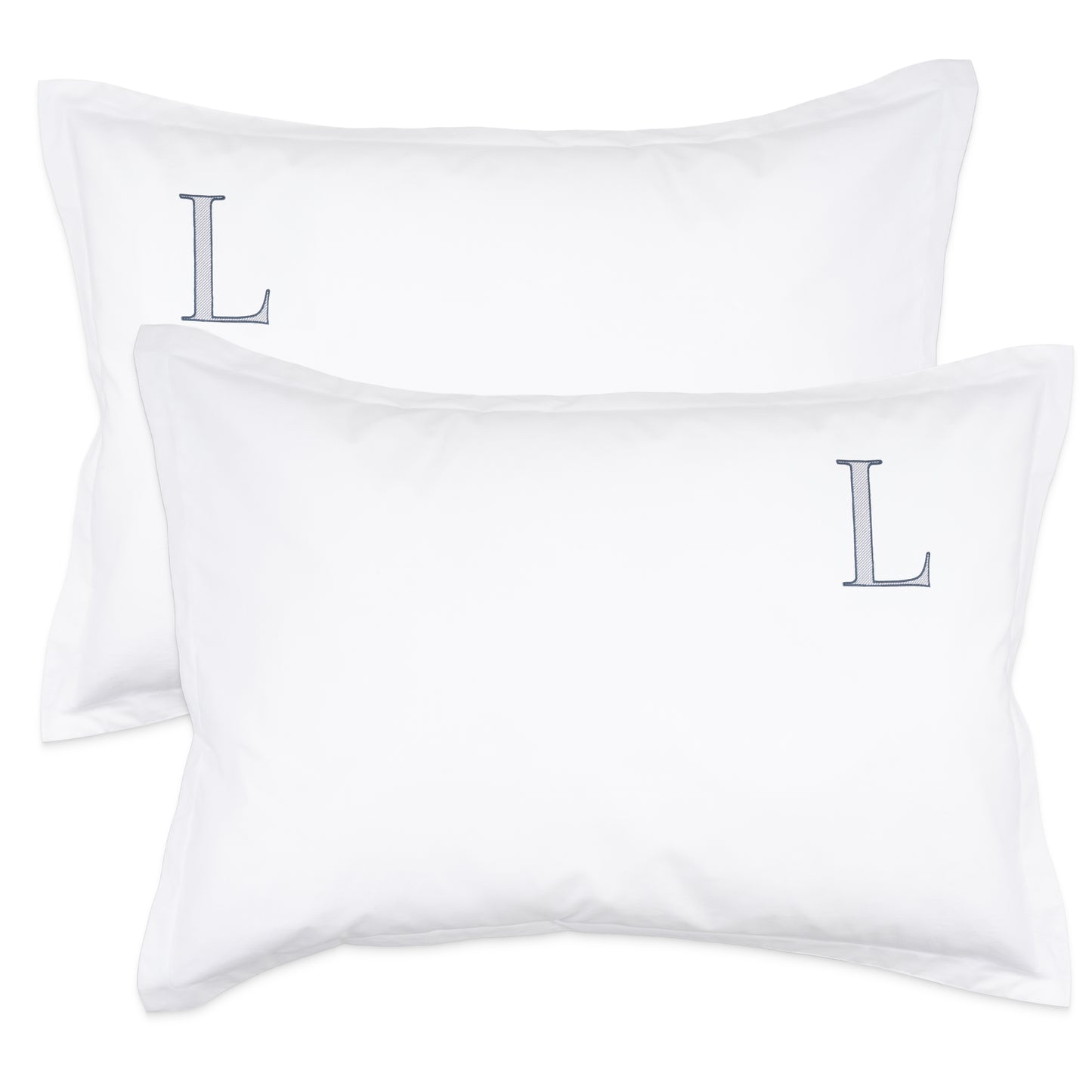Monogrammed Pillow Shams (Set of 2) - L