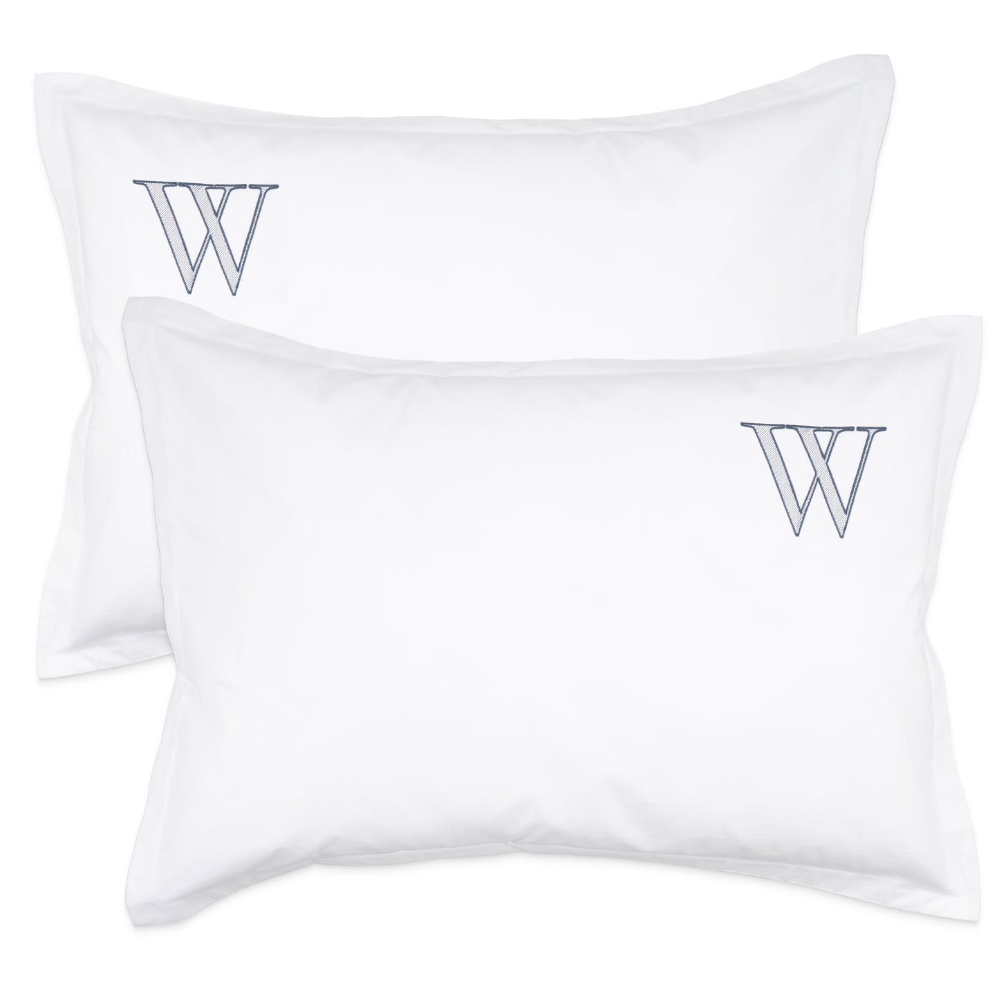 Monogrammed Pillow Shams (Set of 2) - W